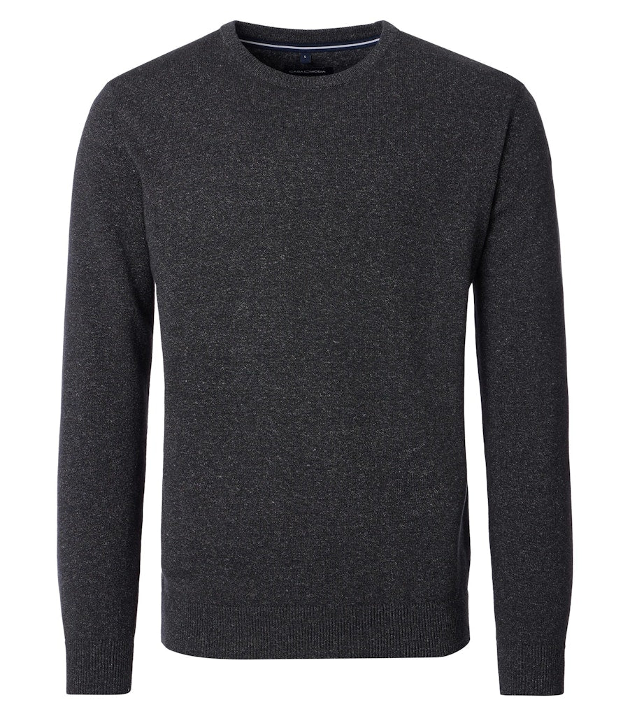 Casa Moda Herren Pullover Anthrazit