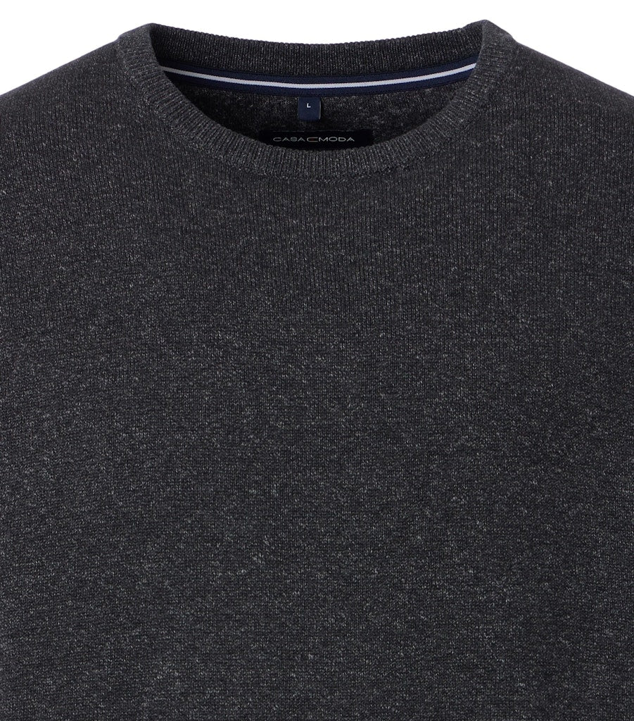 Casa Moda Herren Pullover Anthrazit