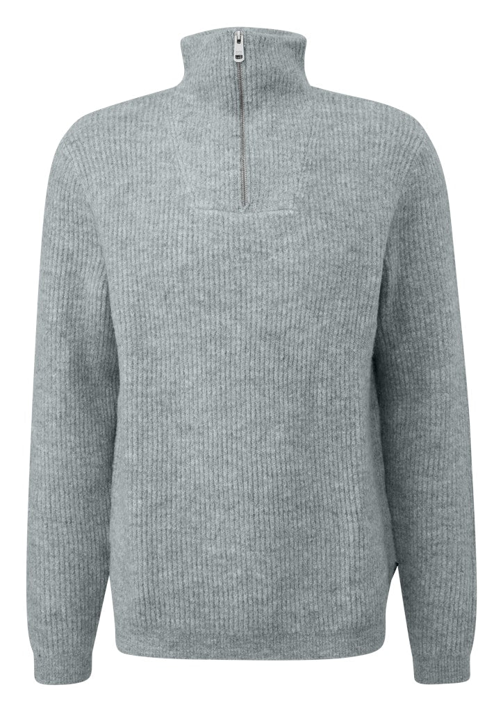 QS by S.Oliver Herren Pullover Grey/Black