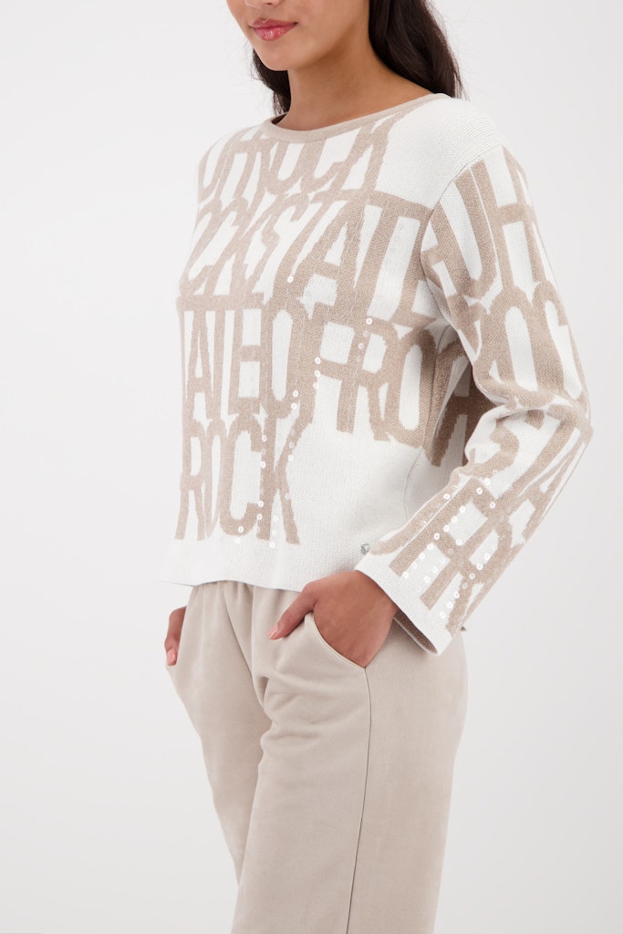 Monari Damen Pullover Lattemacchi