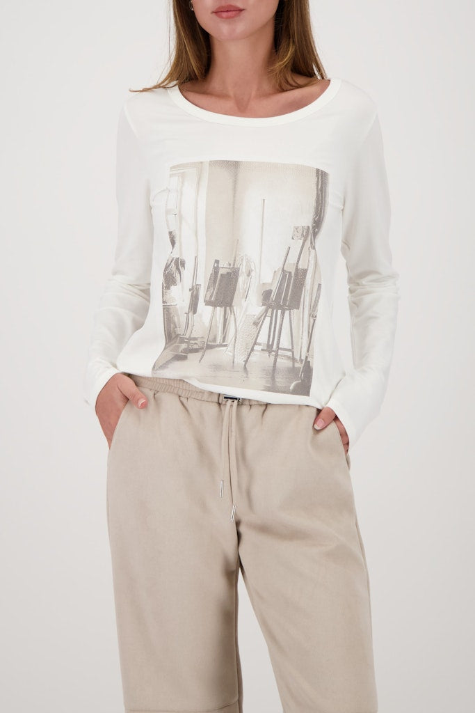 Monari Damen T-Shirts Off-White