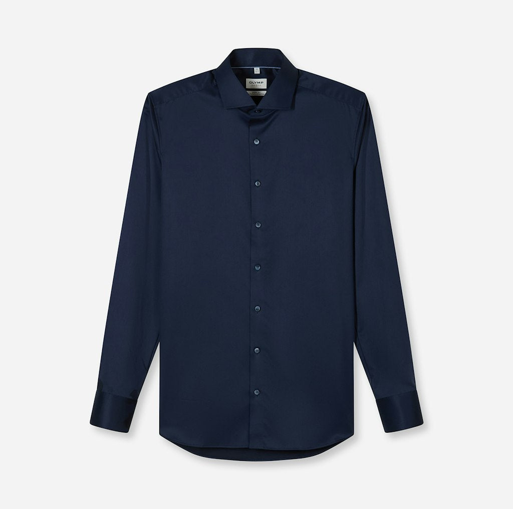 Olymp Herren Hemden lang Marine