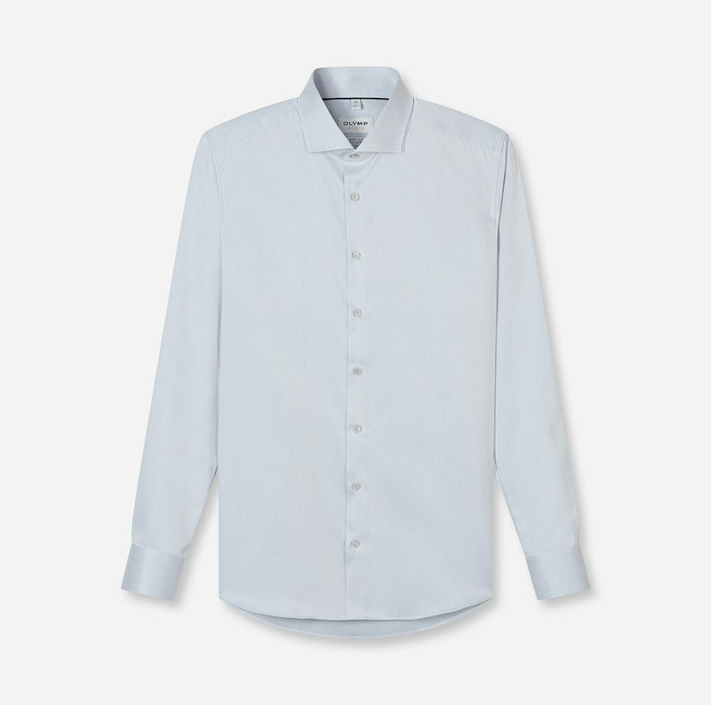 Olymp Herren Hemden lang Silbergrau