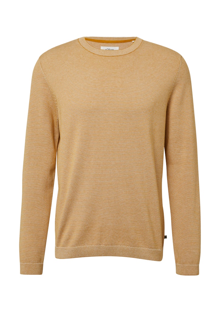 S. Oliver red Herren Pullover Yellow