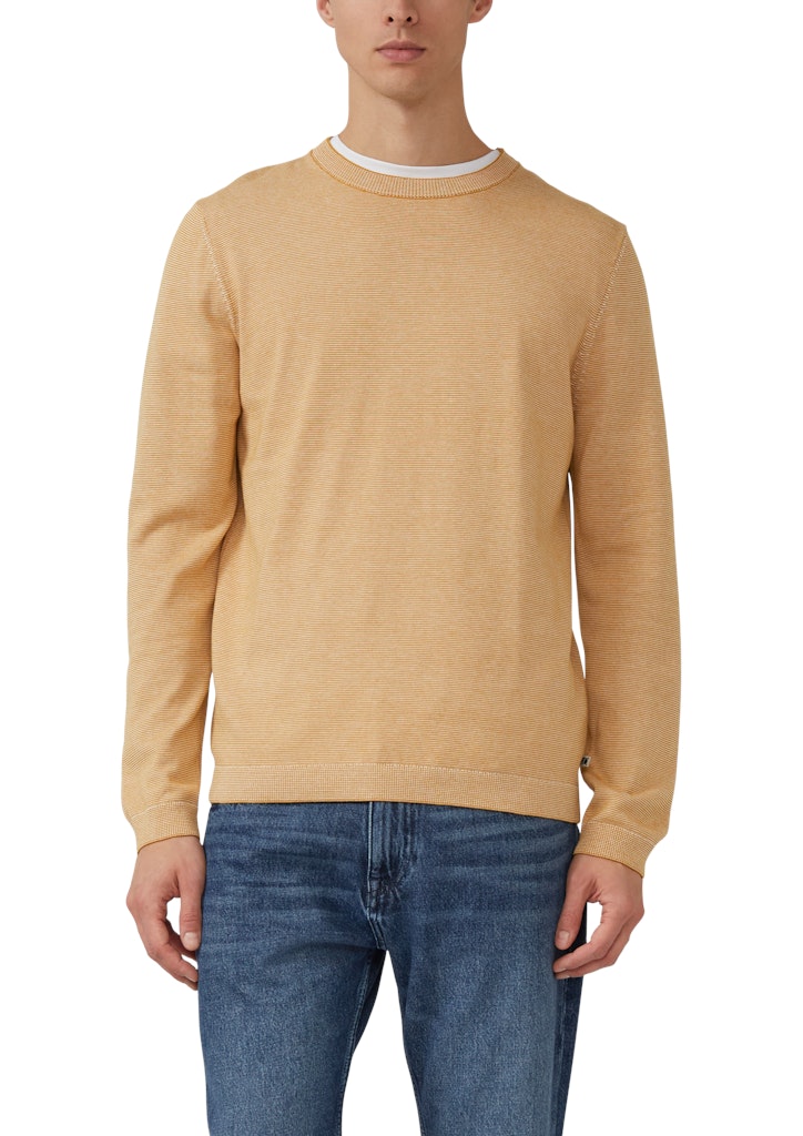S. Oliver red Herren Pullover Yellow
