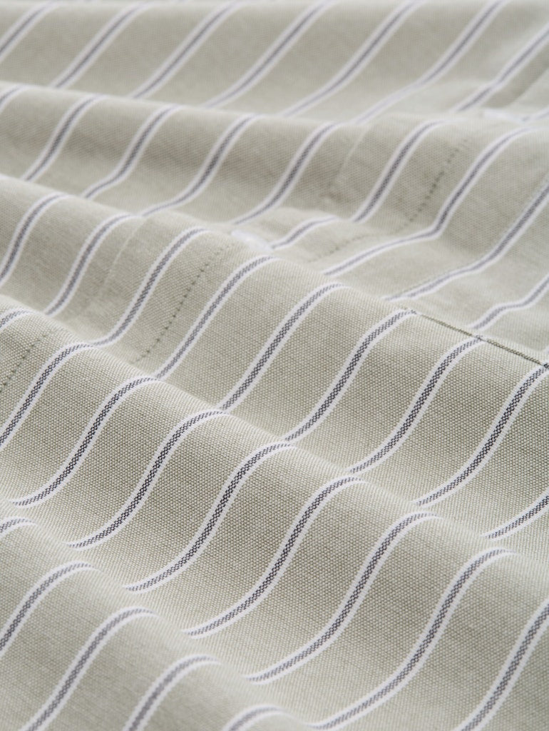 Tom Tailor denim Herren Hemden lang Olive Big Strip