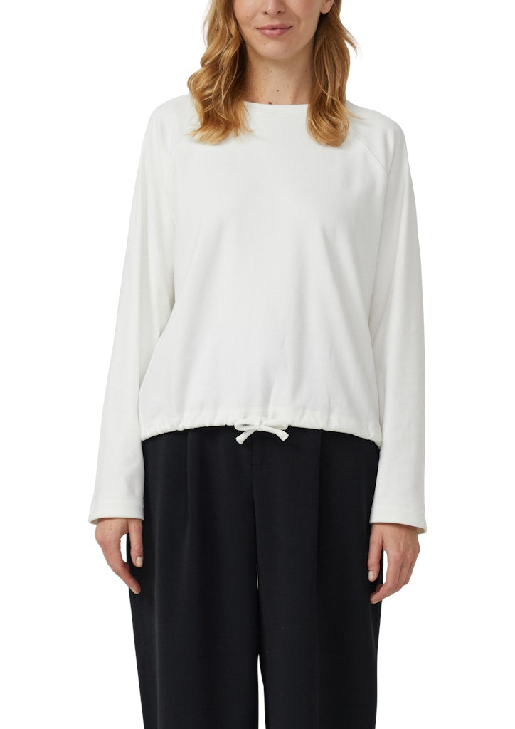 S. Oliver red Damen Sweatshirts White