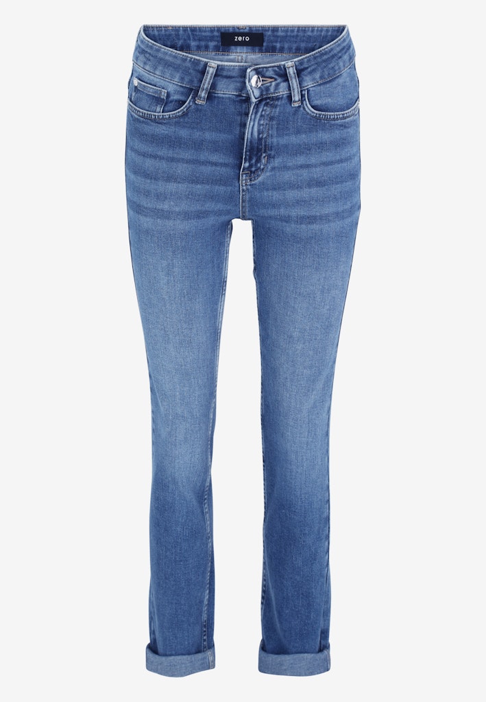 Zero Damen Jeans Blue Used Denim