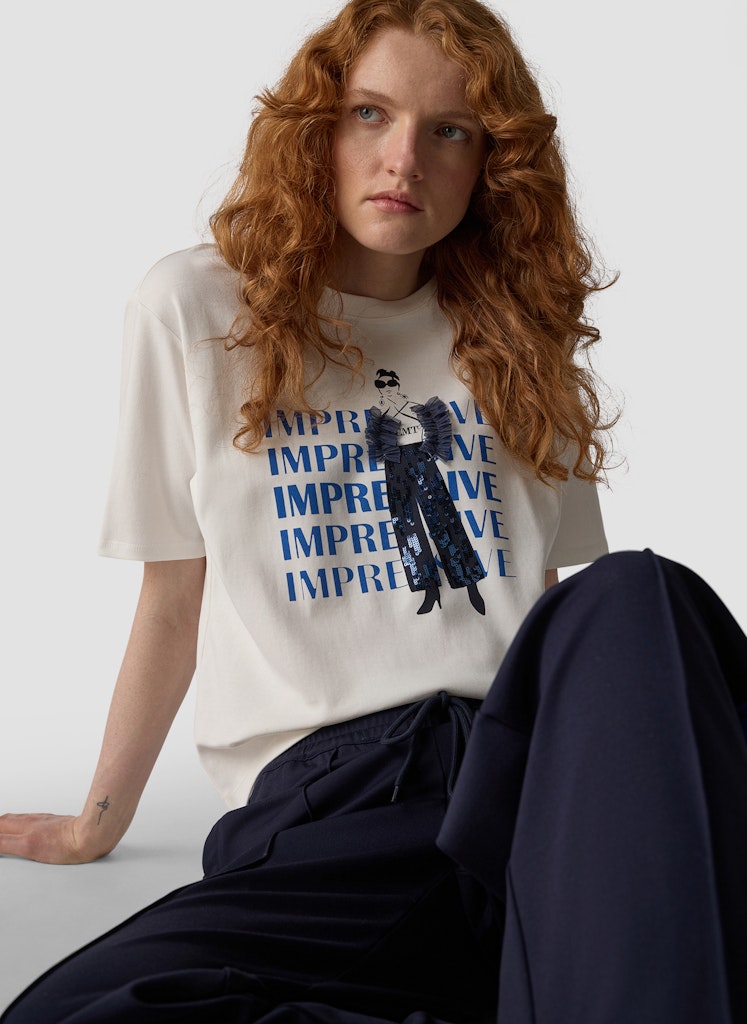 Le Comte Damen T-Shirts Natur