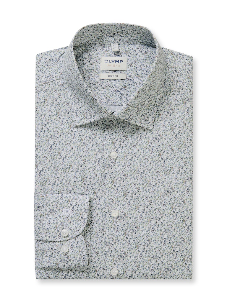 Olymp Herren Hemden lang Hellgrõn