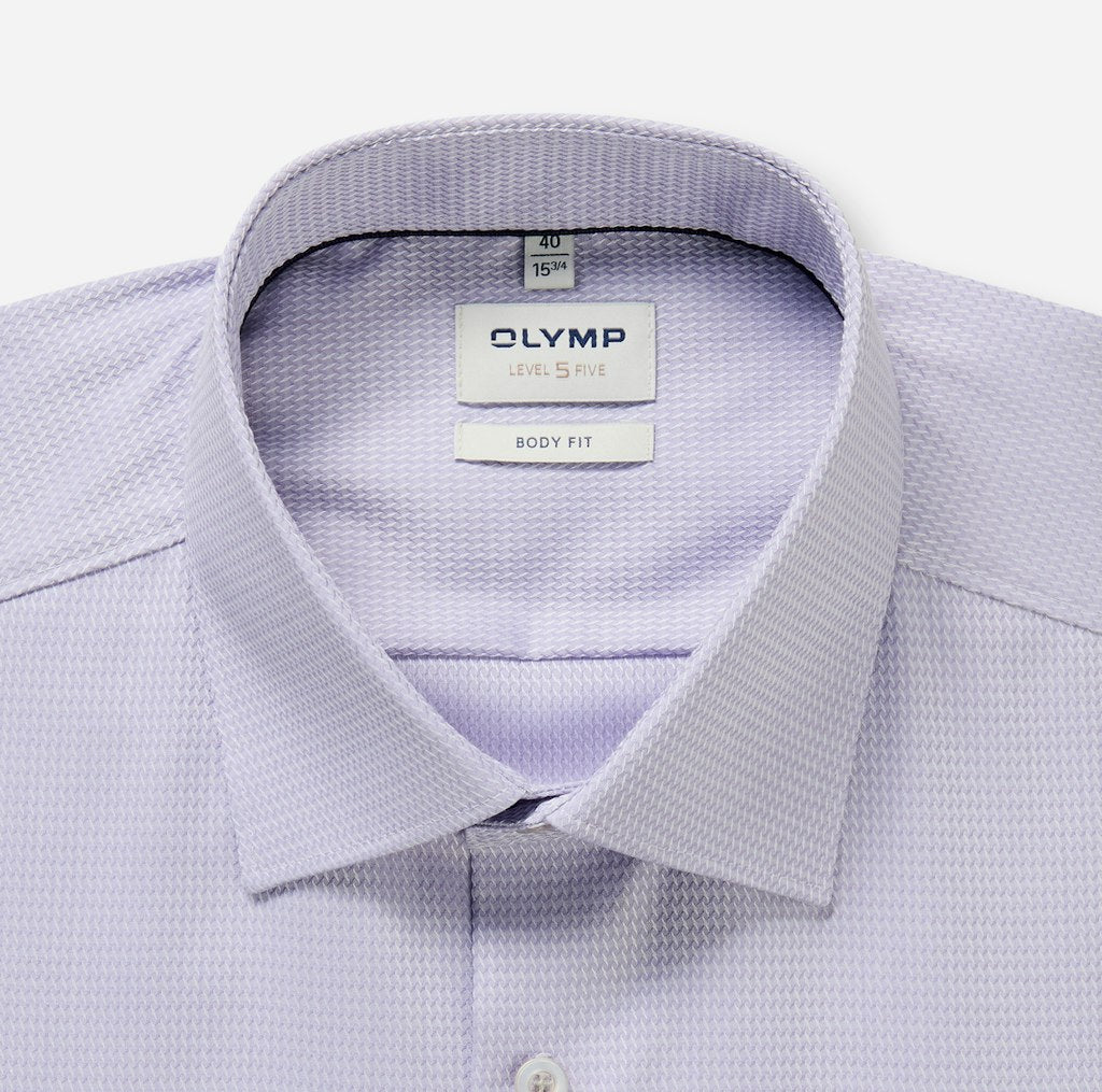 Olymp Herren Hemden lang Flieder