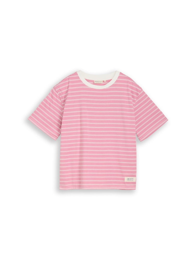 Tom Tailor denim Damen T-Shirts Soft Blush Irre