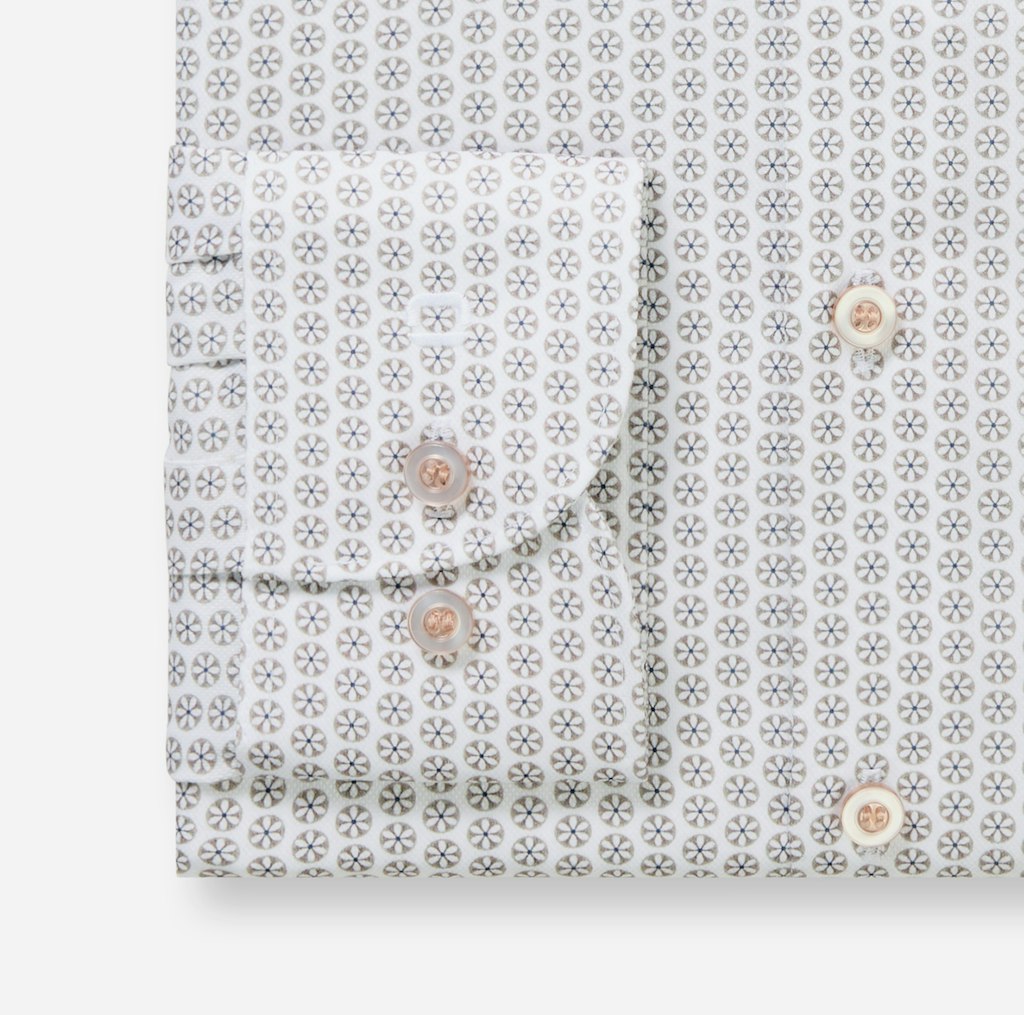 Olymp Herren Hemden lang Nougat