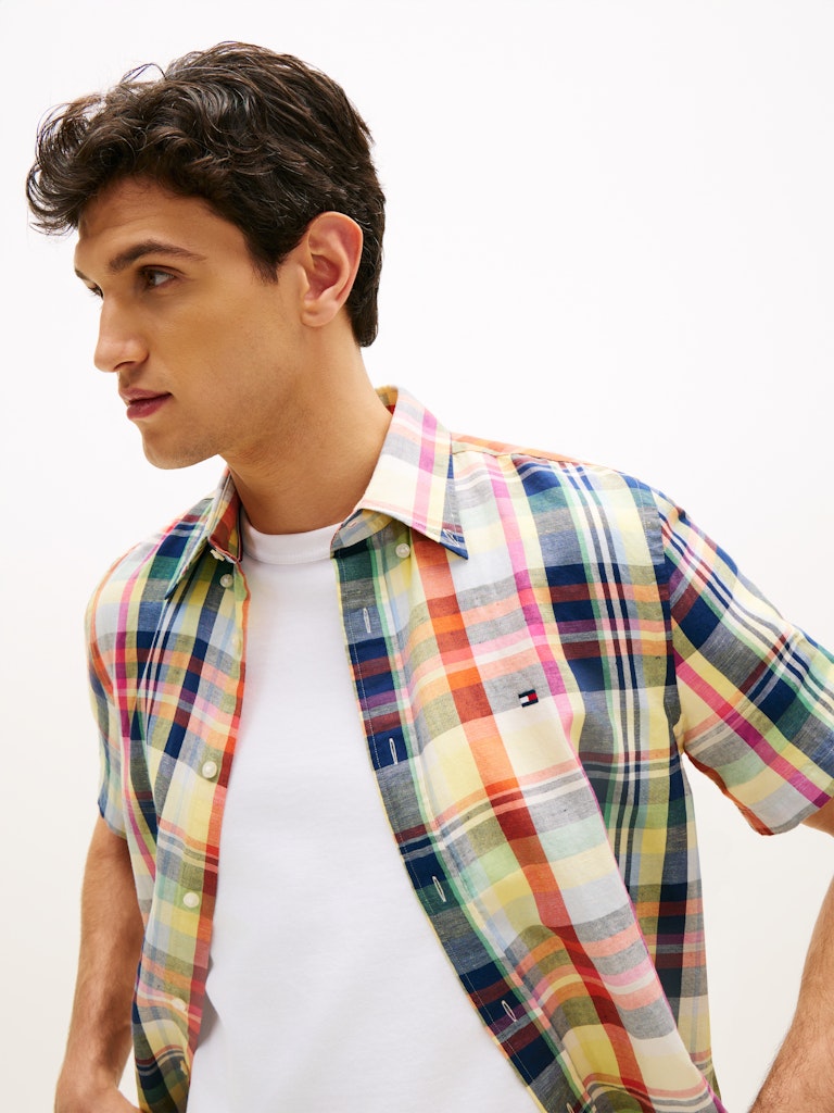 Tommy Hilfiger Herren T-Shirts kurz Pa Orange