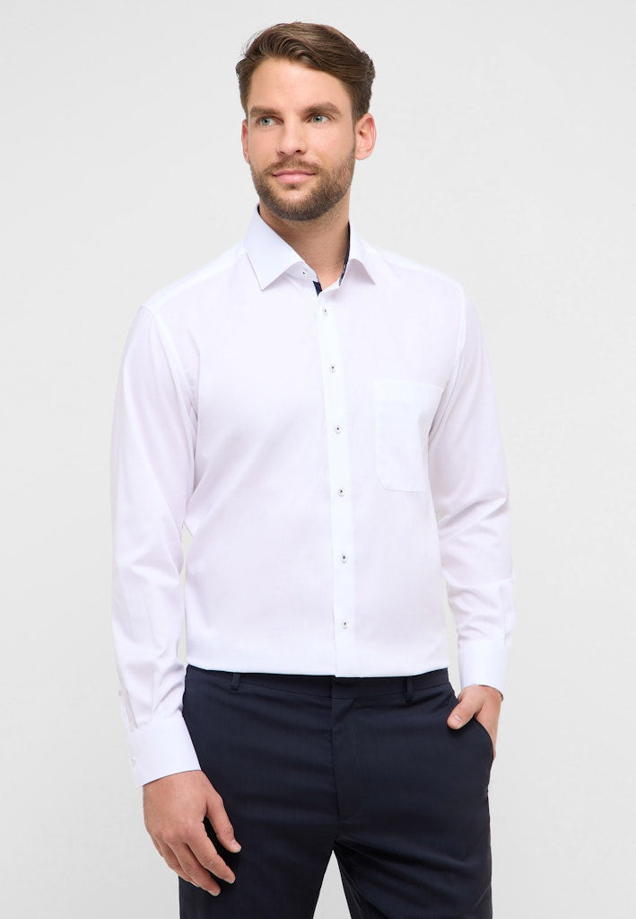 Eterna Herren Hemden lang Weiss