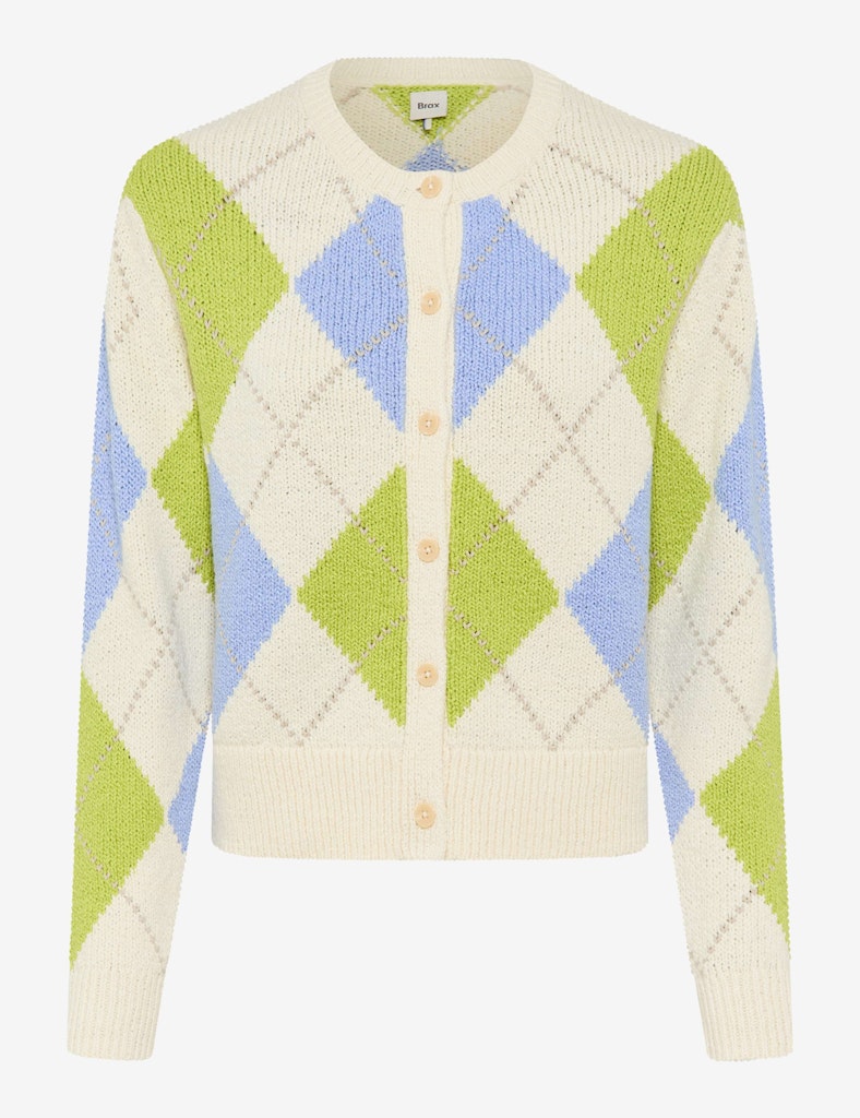 Brax Damen Strickjacken Soft Ecru