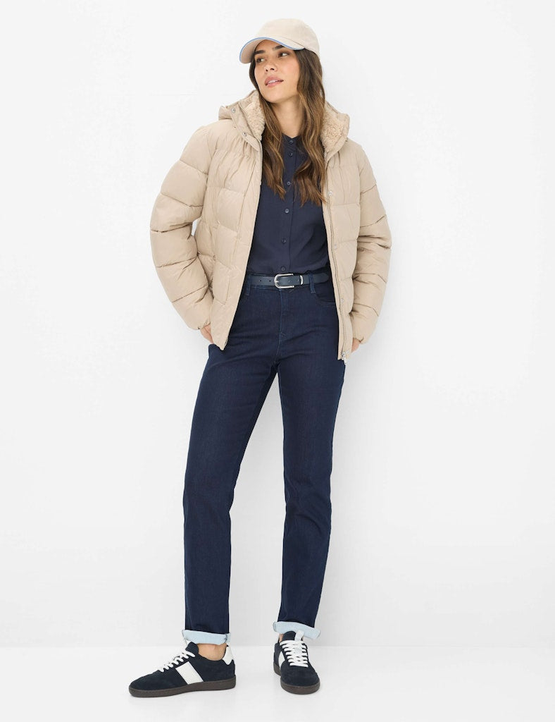 Brax Damen Jeans Clean Dark Blue