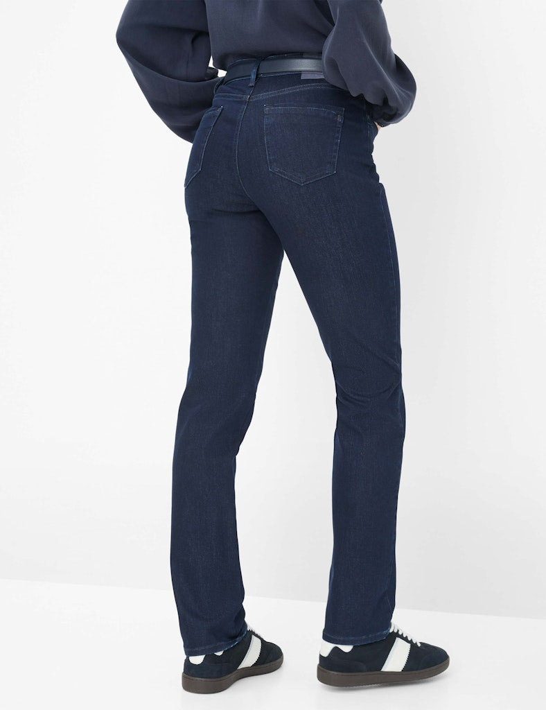 Brax Damen Jeans Clean Dark Blue