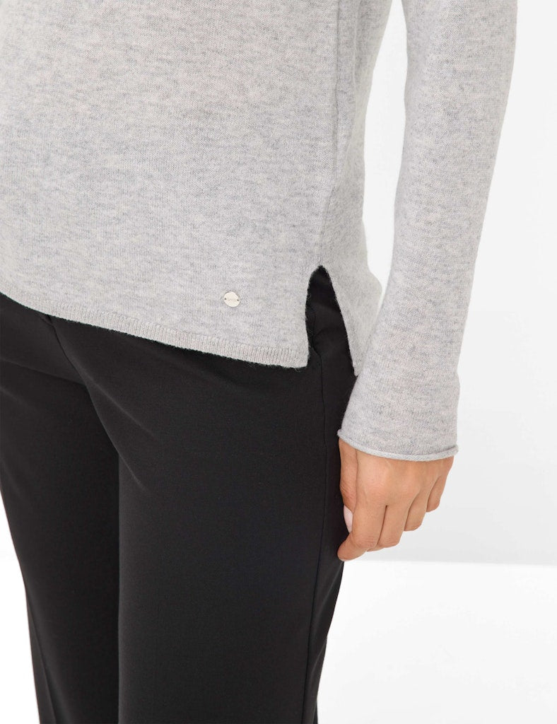 Brax Damen Pullover Cozy Grey