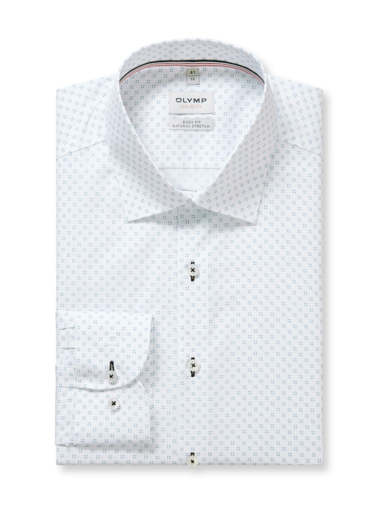 Olymp Herren Hemden lang Weiss
