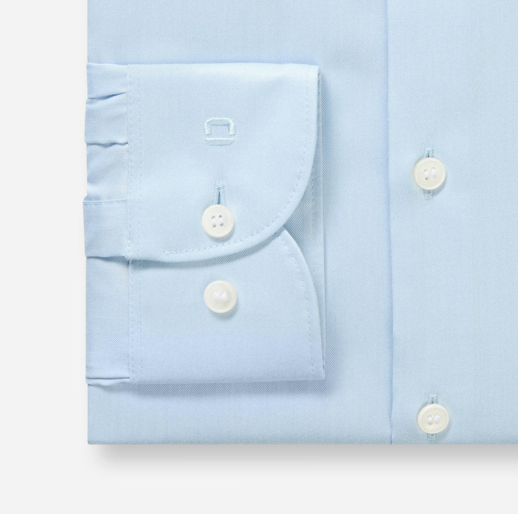 Olymp Herren Hemden lang Bleu