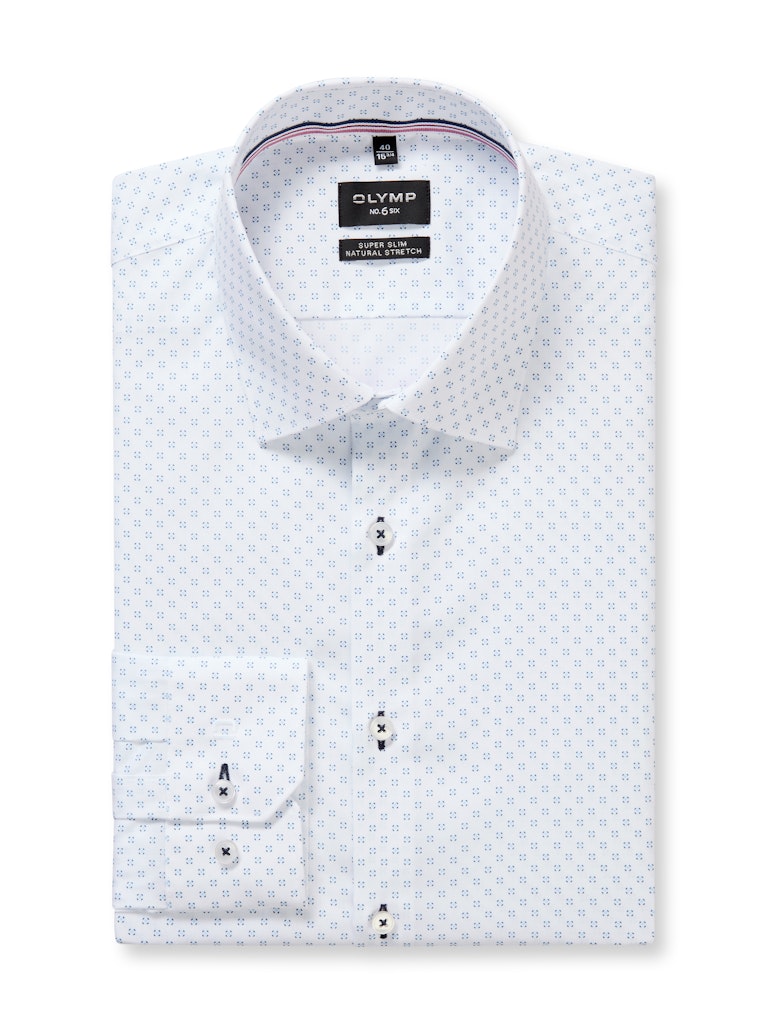 Olymp Herren Hemden lang Weiss
