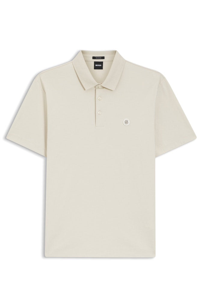 Boss Herren Polo-Shirts Open White