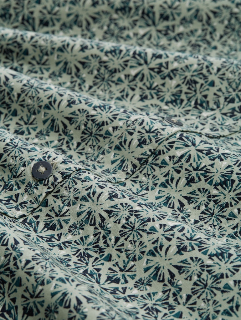 Tom Tailor Herren Hemden lang Mint Round Desi