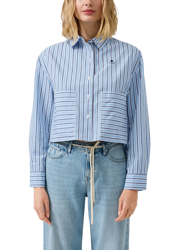 S. Oliver red Damen Blusen Blue