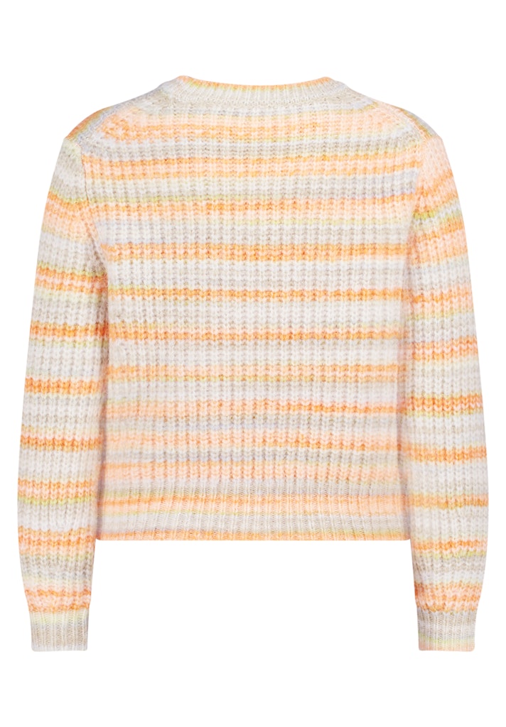 Betty & Co Damen Pullover Cream/Orange