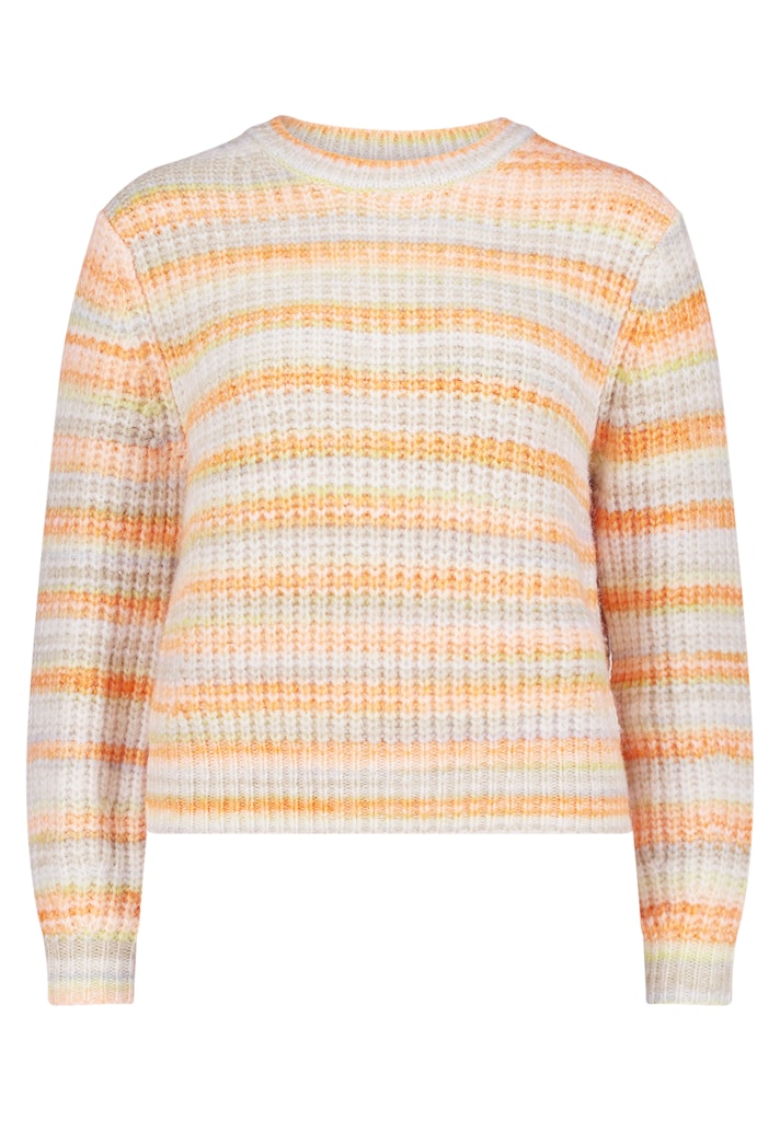 Betty & Co Damen Pullover Cream/Orange