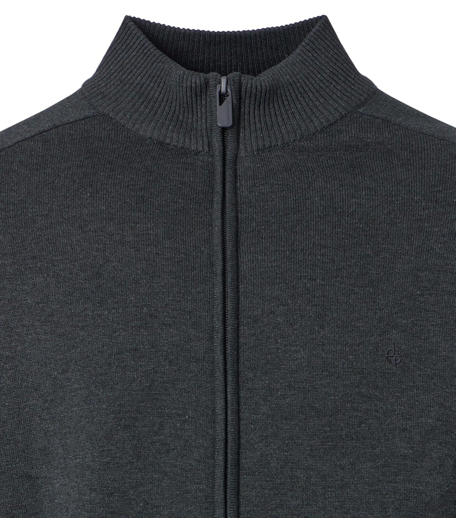 Casa Moda Herren Strickjacken Anthrazit