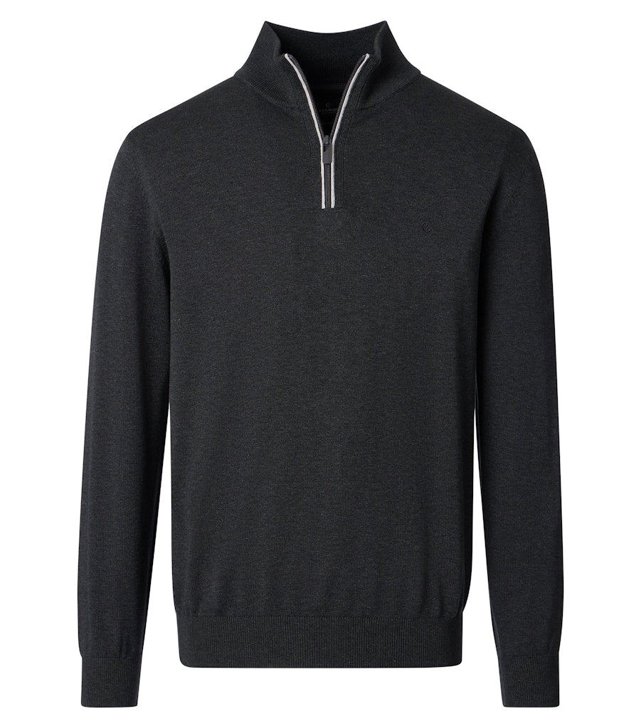 Casa Moda Herren Pullover Anthrazit