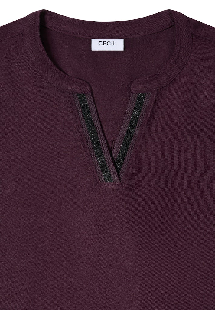 Cecil Damen Blusen Eggplant