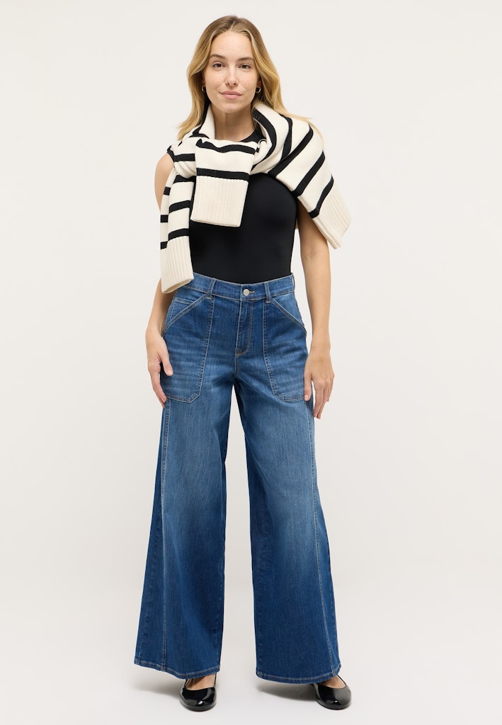 Angels Damen Jeans Mid Blue U