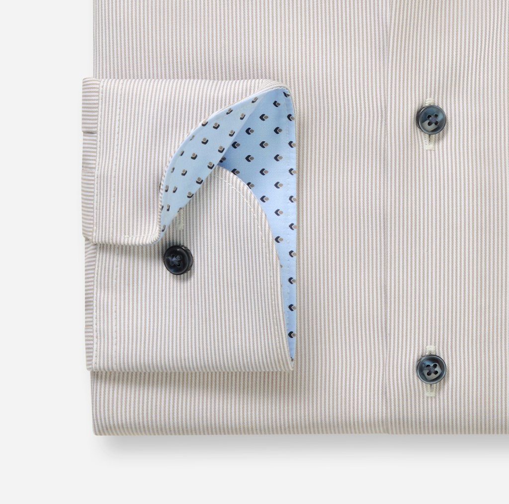 Olymp Herren Hemden lang Nougat