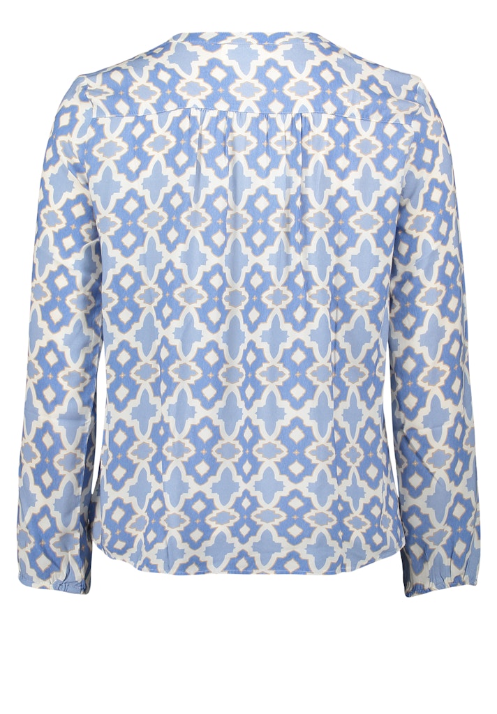 Cartoon Damen Blusen Cream/Blue