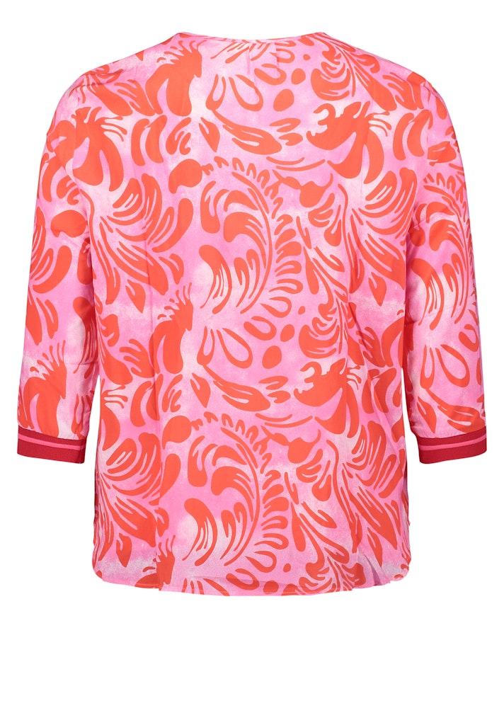 Cartoon Damen Blusen Pink/Red
