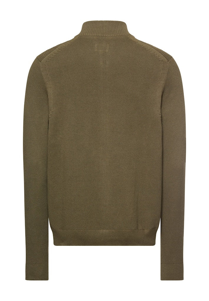 Camel active Herren Strickjacken Deep Olive