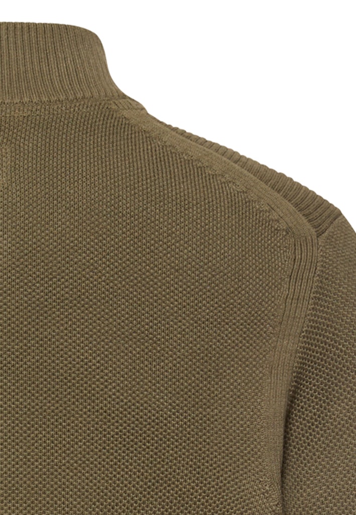Camel active Herren Strickjacken Deep Olive