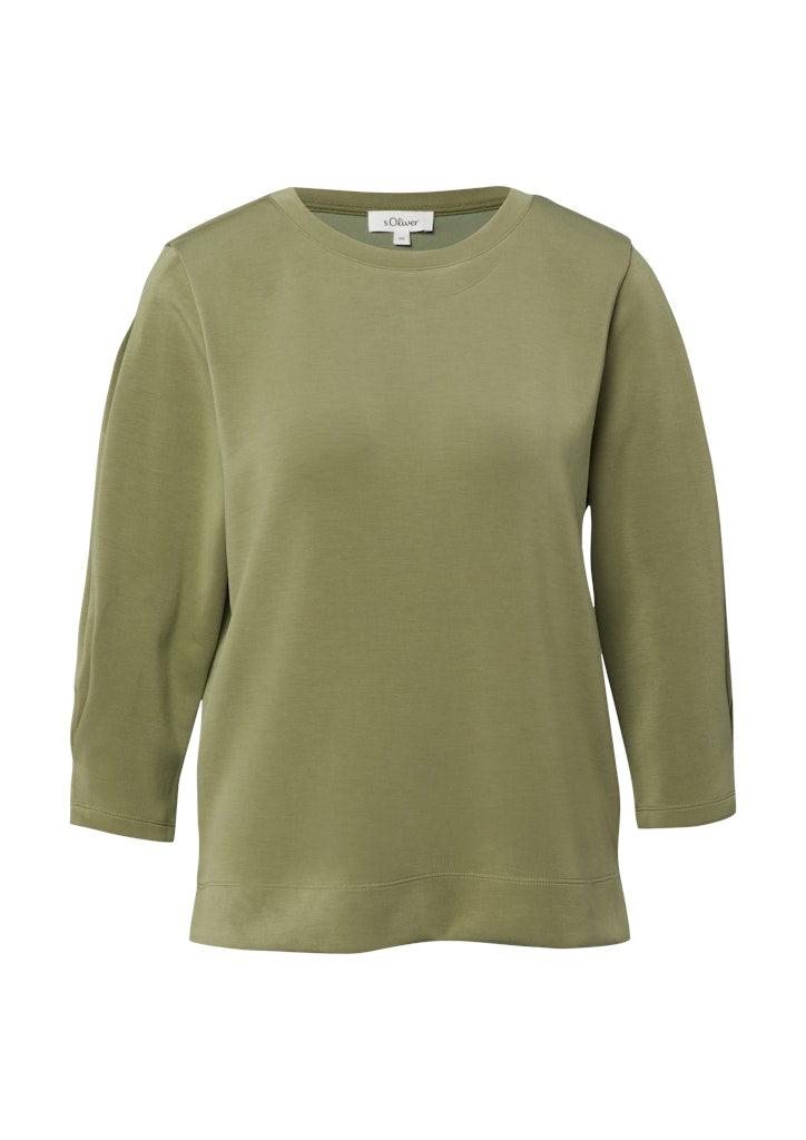 S. Oliver red Damen Sweatshirts Green