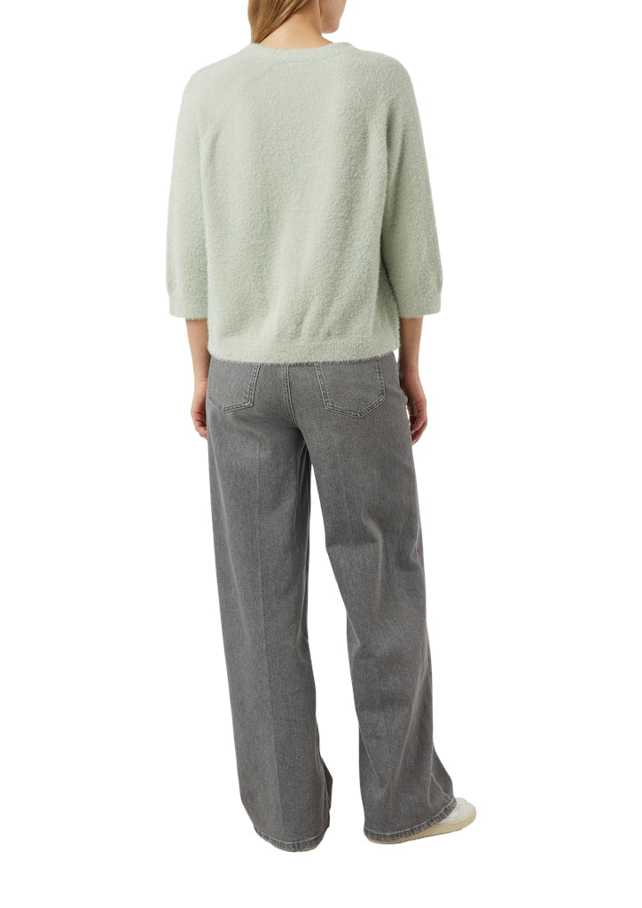 Comma Damen Strickjacken Blue Green