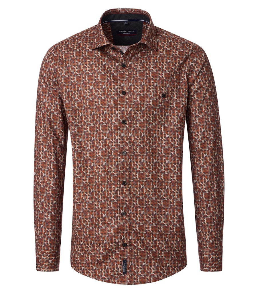 Casa Moda Herren Hemden Orange