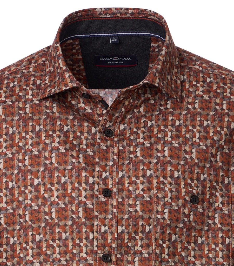 Casa Moda Herren Hemden Orange