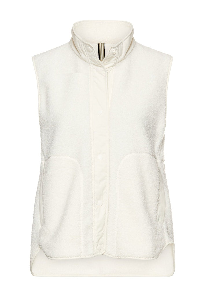 Camel active Damen Outdoorwesten Milkwhite
