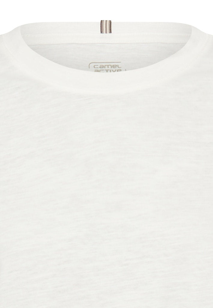 Camel active Damen T-Shirts Milkwhite