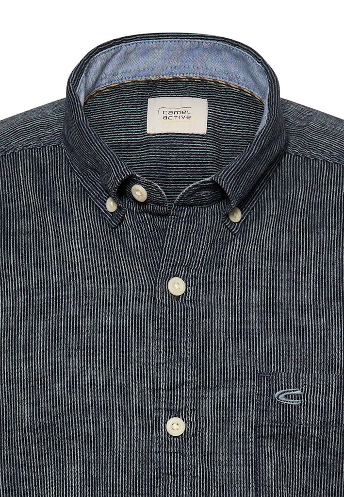 Camel active Herren Hemden kurz Dark Navy
