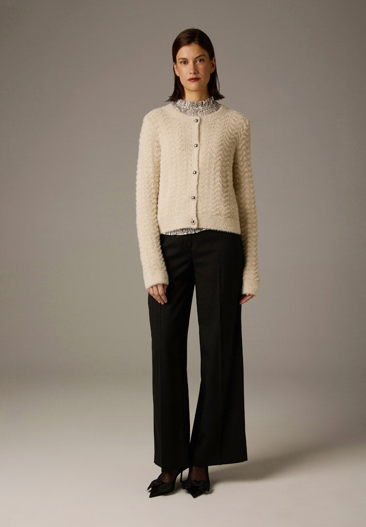 More & More Damen Strickjacken Powder Cre