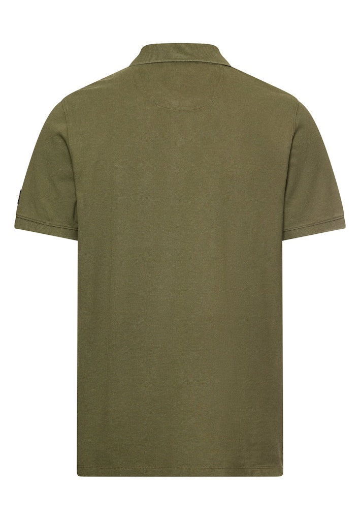 Camel active Herren Polo-Shirts Deep Olive