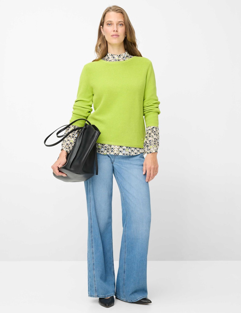 Brax Damen Pullover Moss Pearl